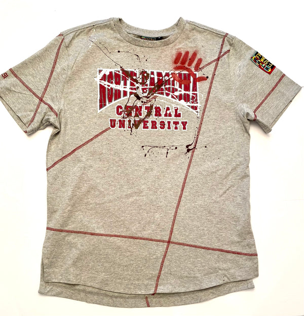 Miskeen Originals' North Carolin Central All-Over Collabo T-Shirt MDH Grey