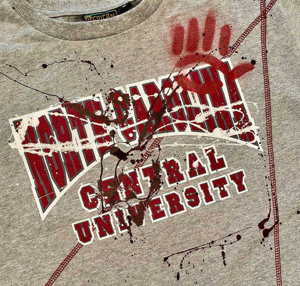 Miskeen Originals' North Carolin Central All-Over Collabo T-Shirt MDH Grey