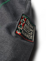 FTP Florida A&M University Original '92 "Frankenstein" Stitched Hoodie Charcoal Grey / Kelly Green