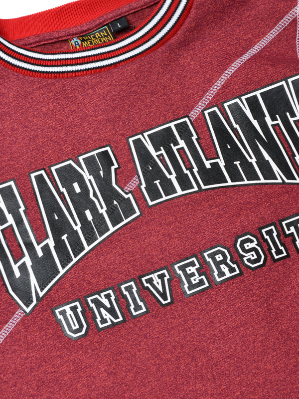 Clark Atlanta University Original '92 "Frankenstein" Crewneck Red Heather/White