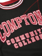 Compton Community College Original '92 Frankenstein Crewneck Black/Maroon