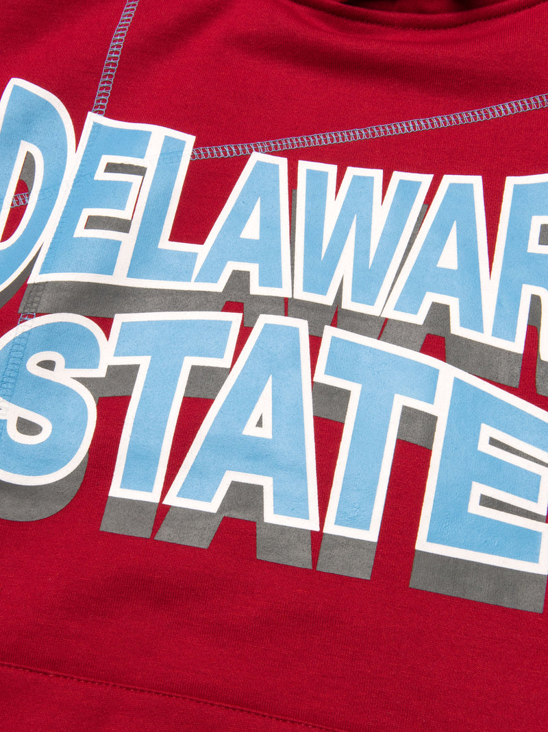 Delaware State '93 "Frankenstein" Sweatsuit - Red/Carolina