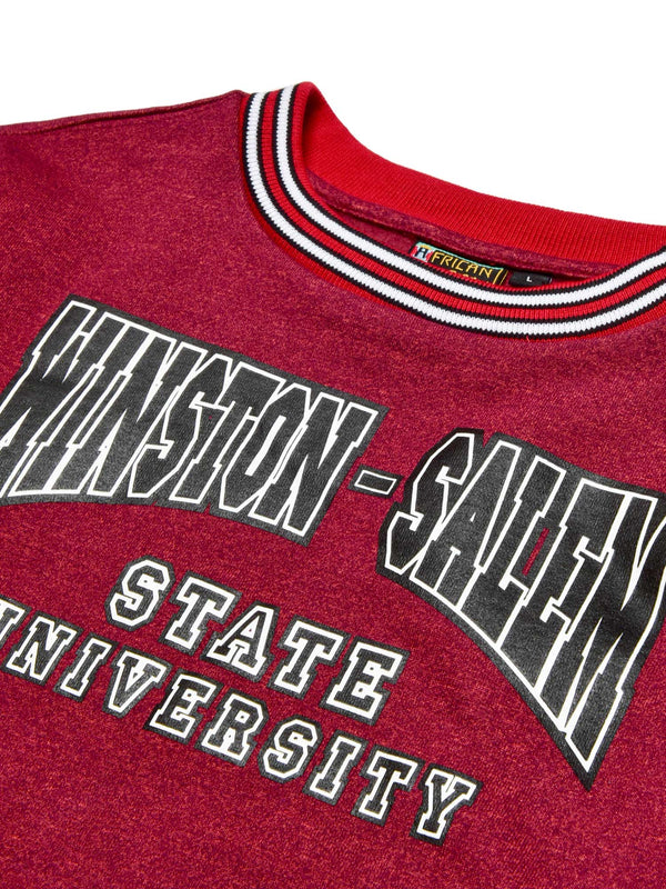Winston-Salem State University Classic '91 Crewneck Red Heather