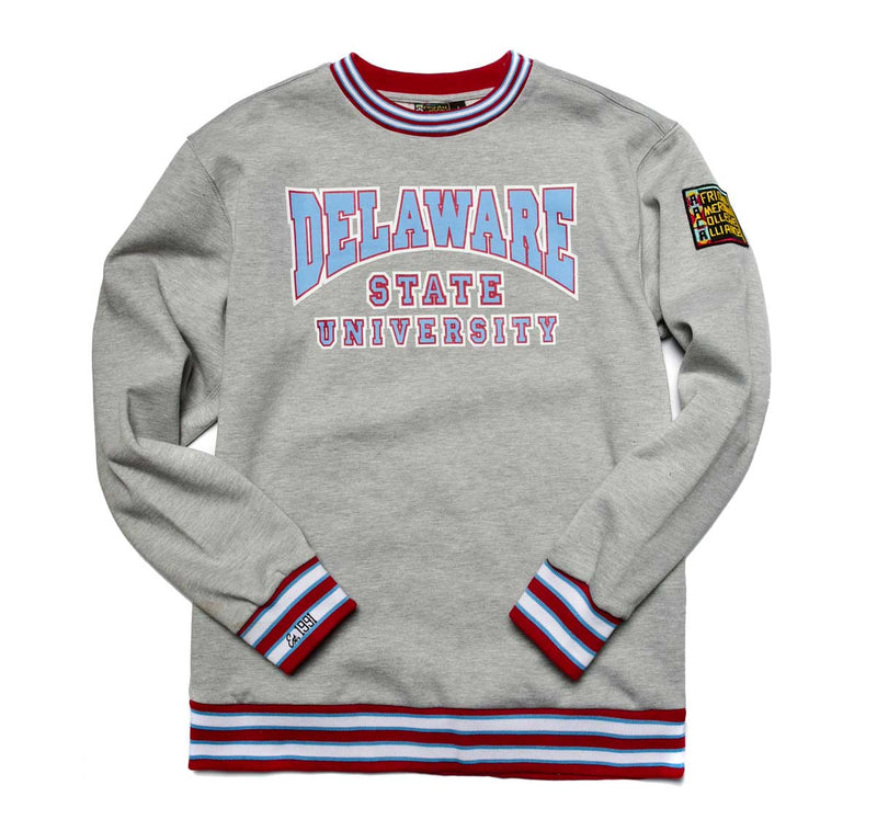 Delaware State University Classic '91  Crewneck MDH Grey