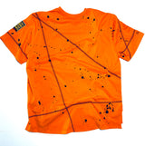 Miskeen Originals' Virginia State All-Over Collabo T-Shirt Orange/Navy